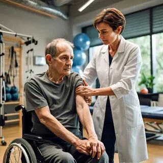 Physiotherapy at home for senioers